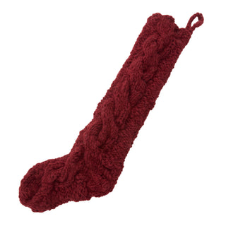 Extra Long Cable Knit Stocking