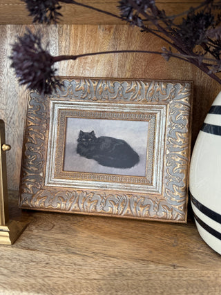 Black Cat Framed Wall Art