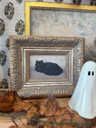 Black Cat Framed Wall Art