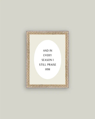 In Every Season Framed Wall Art