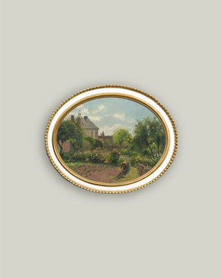 Artist's Garden Oval Framed Wall Art