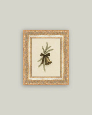 Bell With Pines Framed Wall Art