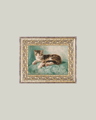 Whiskered Cat Framed Wall Art
