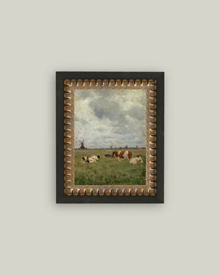 Cattle On The Pasture Framed Wall Art