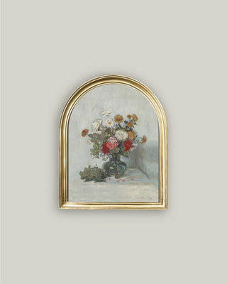 Fleurs Et Raisins Framed Wall Art