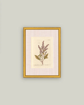 Flower Gentle on Stripes Wall Art