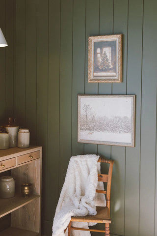 Glowing Christmas Tree Framed Wall Art