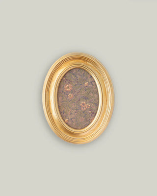 Golden Oval Photo Frame