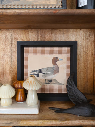Plaid and Mallard Framed Wall Art