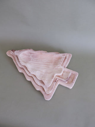 Carved Paulownia Wood Tree Tray