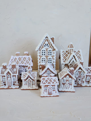 Sugar Shack LED Gingerbread House Ornament