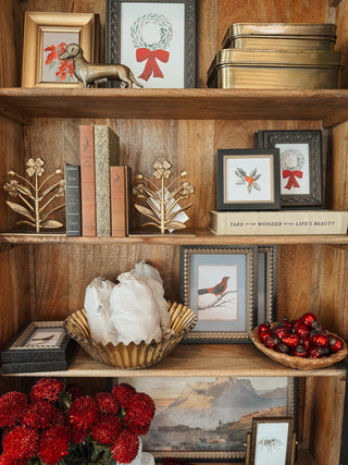 Holly Leaves Framed Wall Art