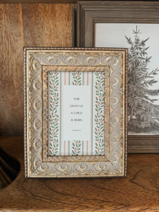 Child Is Born Framed Wall Art