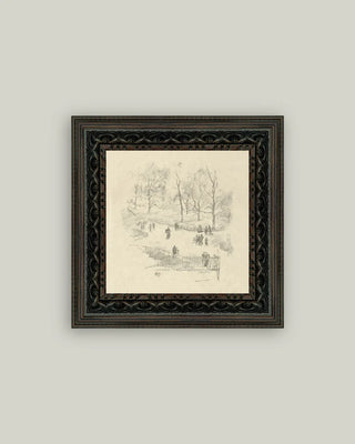 Gardens And Winter Framed Wall Art