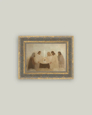 Neutral Nativity Framed Wall Art