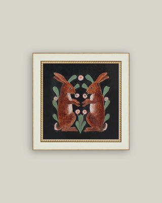 Two Hares Framed Wall Art