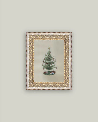 Vintage Tree With Bows Framed Wall Art