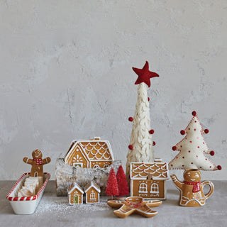 Gingerbread House Salt & Pepper Shakers - Set of 2