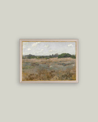 Meadow by the Shoreline Framed Wall Art
