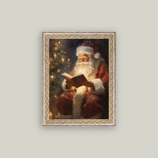 Classic Santa Framed Wall Art