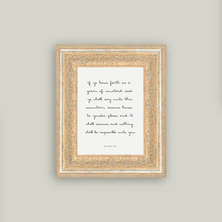 Faith Can Move Framed Wall Art
