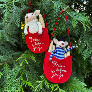 Fries Before Guys Felt Ornament