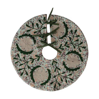 24" Evergreen Rose Tree Skirt