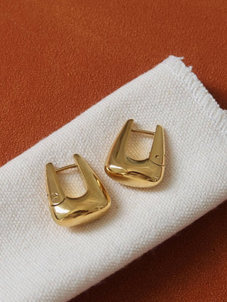 The Estelle Geometric Hoop Earrings