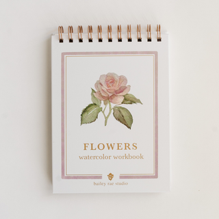 Flowers Watercolor Workbook