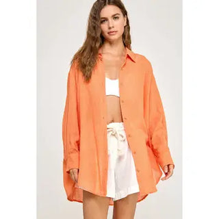 The Liv Button Down Tunic (more colors)