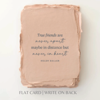 True Friends are Never Apart + Envelope