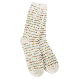 Holiday Stripe Cozy Crew Socks