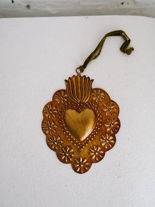 Floral Tin Sacred Heart