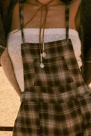 Plaid Haze Overalls