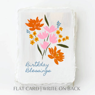 Birthday Blessings Card + Envelope