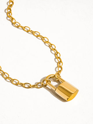 Lock and Links Necklace