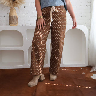 Cinnamon Polka Dot Pant