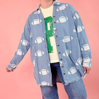 Football Game Button Up