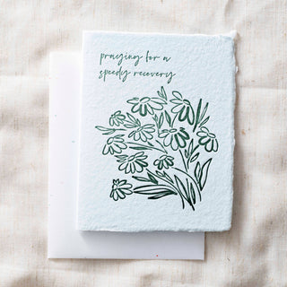Praying For a Speedy Recovery Card + Envelope