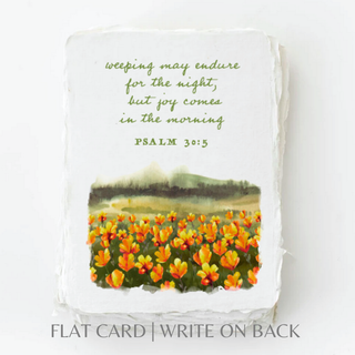 Joy Comes In the Morning Card + Envelope