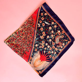 Tree of Life Luxe Satin Scarf