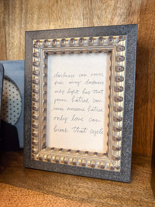 Light Over Darkness Framed Wall Art