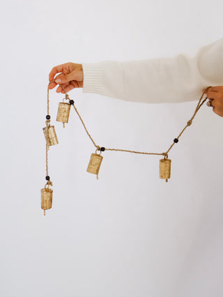 Beaded Gold Bell Rope