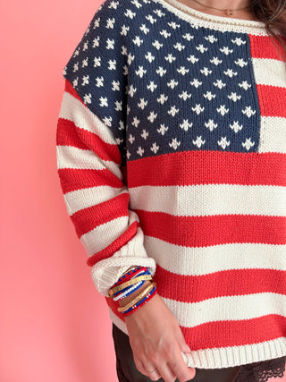 Americana Flag Sweater