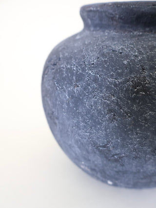 Organic Black Clay Vase