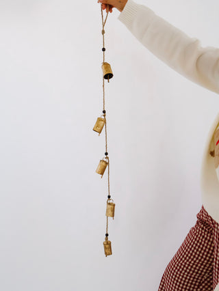 Beaded Gold Bell Rope