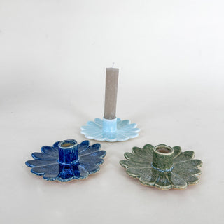 Short Pleated Taper Candle Single