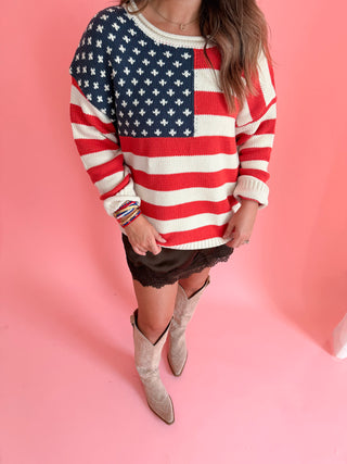 Americana Flag Sweater