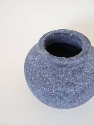 Organic Black Clay Vase