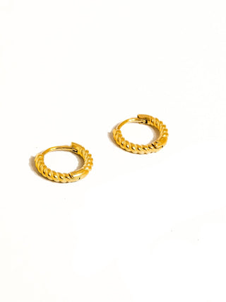 Twisted Claudette Hoops Earring